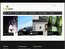 Tablet Screenshot of croilgasgroup.com